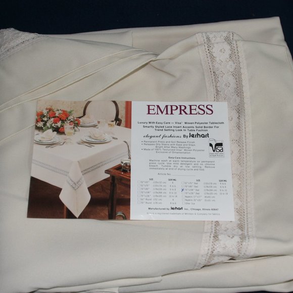 Jerhart Other - Oval Tablecloth-Still in Original Package!